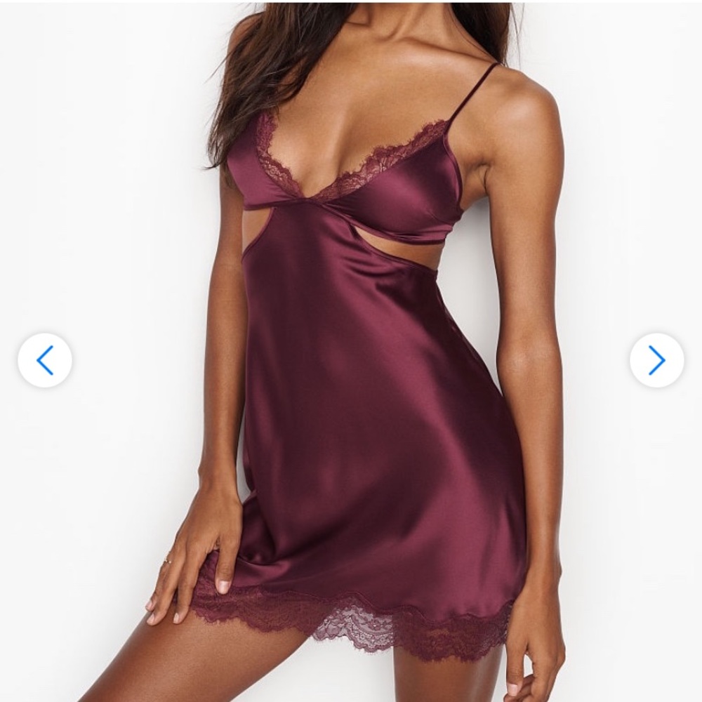 Victoria’s Secret Satin & Lace Slip Dress